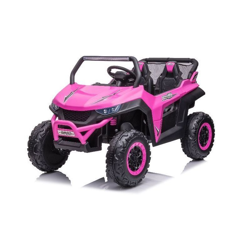 Pink Kid Electric car kids UTV Toy Car To Ride Two Child