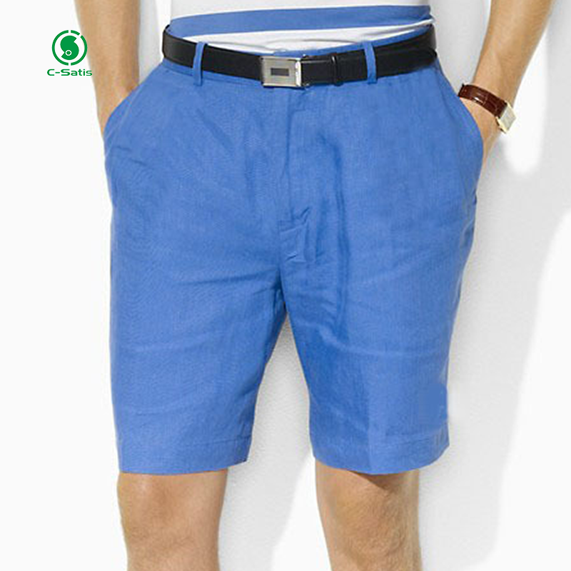 High Quality Men's Cotton Shorts Business Cargo Golf Sports Beach Casual Pants