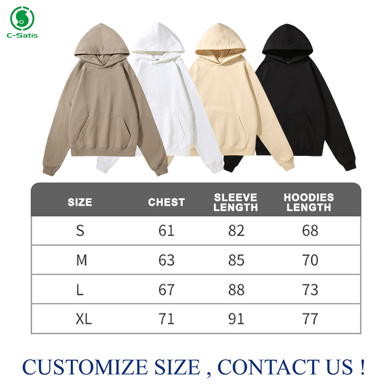 Custom High Quality Oversized Hoodies Unisex Men's Hoodies Sweatshirts Long Sleeves Pullover Hoodies