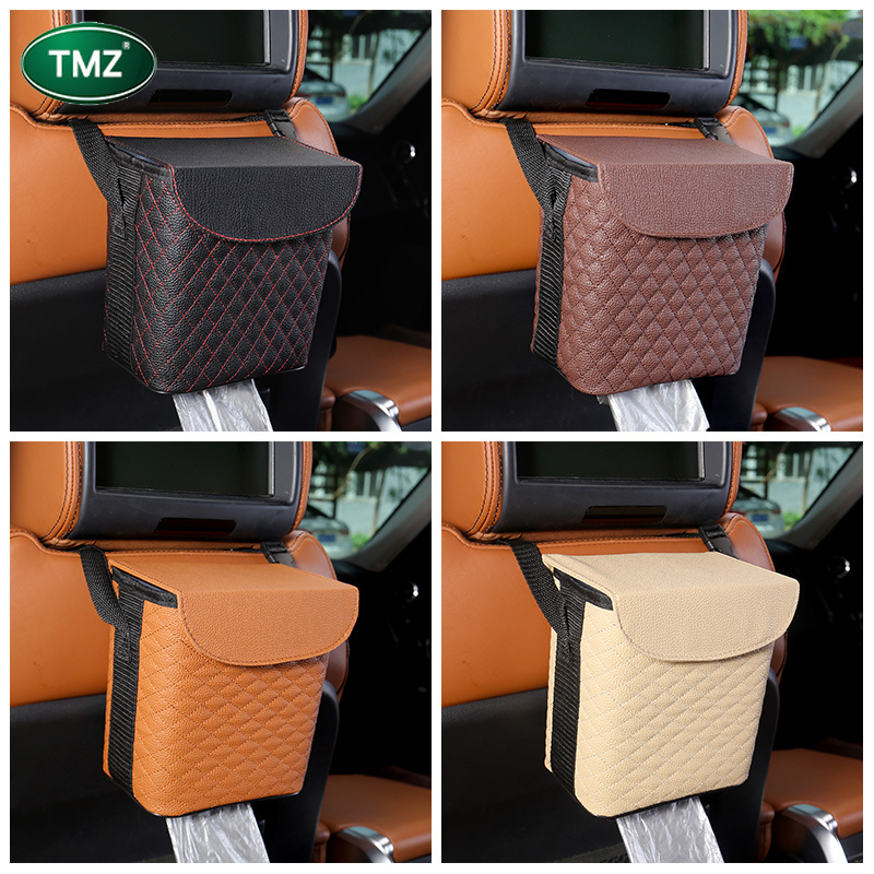 Vehicles And Accessories Interior Decoration Car Organizer Compostable Trash Bag Hanging Garbage Trash Bin Or Car Dustbins