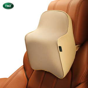 Grain Design Adjustable Car Seat Headrest Cushion Padded Contoured Car Rest Height Adjustment