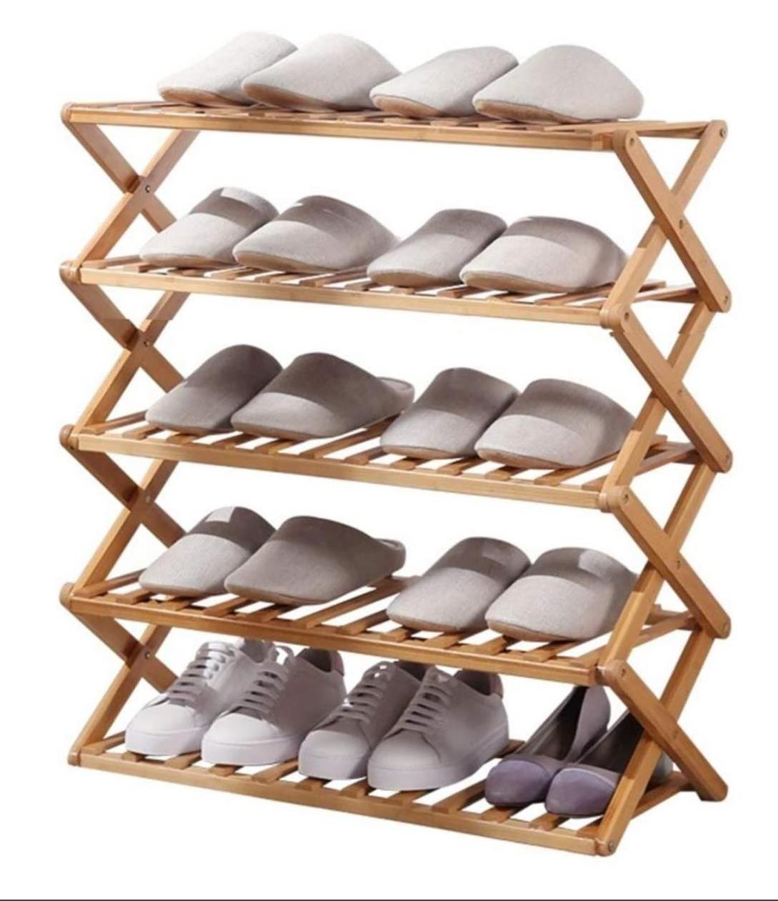 Combohome Wooden Design  Foldable Shoes Rack For Sale