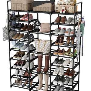 Combohome  Shoe Rack Organizer for Entryway Closet 9 Tiers Large Shoe Storage Shelf for 50-55 Pairs Shoe and Boots, Space Saving