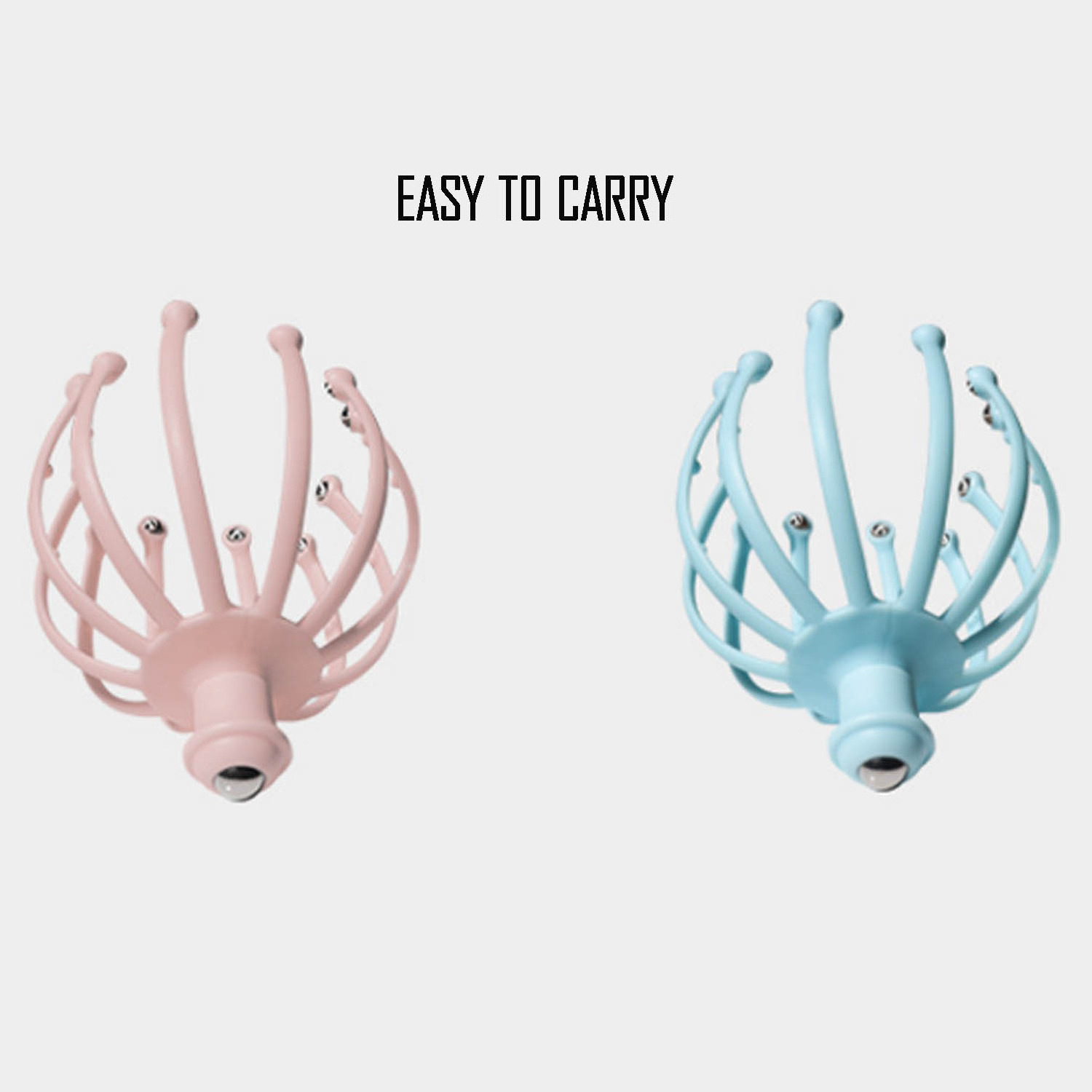 High Quality Plastic Handy 12(18) Claw Octopus Hair Head Scalp Massage Tool Head Massager