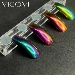 VICOVI chrome plating liquid 3ml magic metal mirror effect manicure magic mirror liquid powder