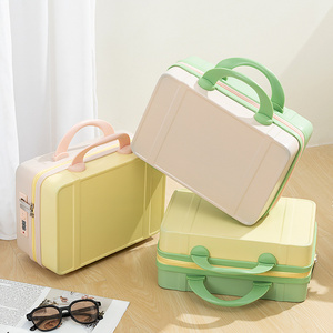 Mini suitcase Small 14 "makeup bag personality fashion women's suitcase lightweight short-distance travel bag wholesale