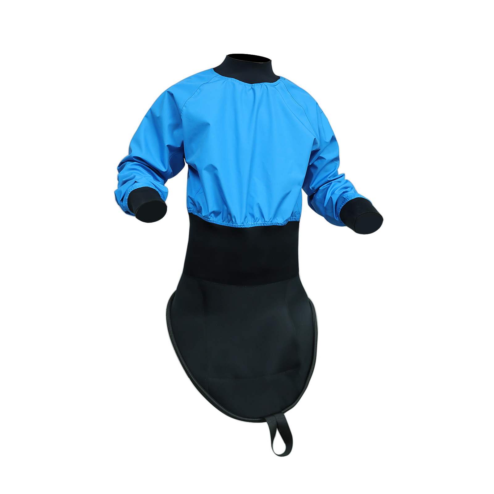 Custom waterproof surf suit dry top kayaking suit with Kayak Skirt Cover Kayak Skirt and Latex neoprene neck cuff