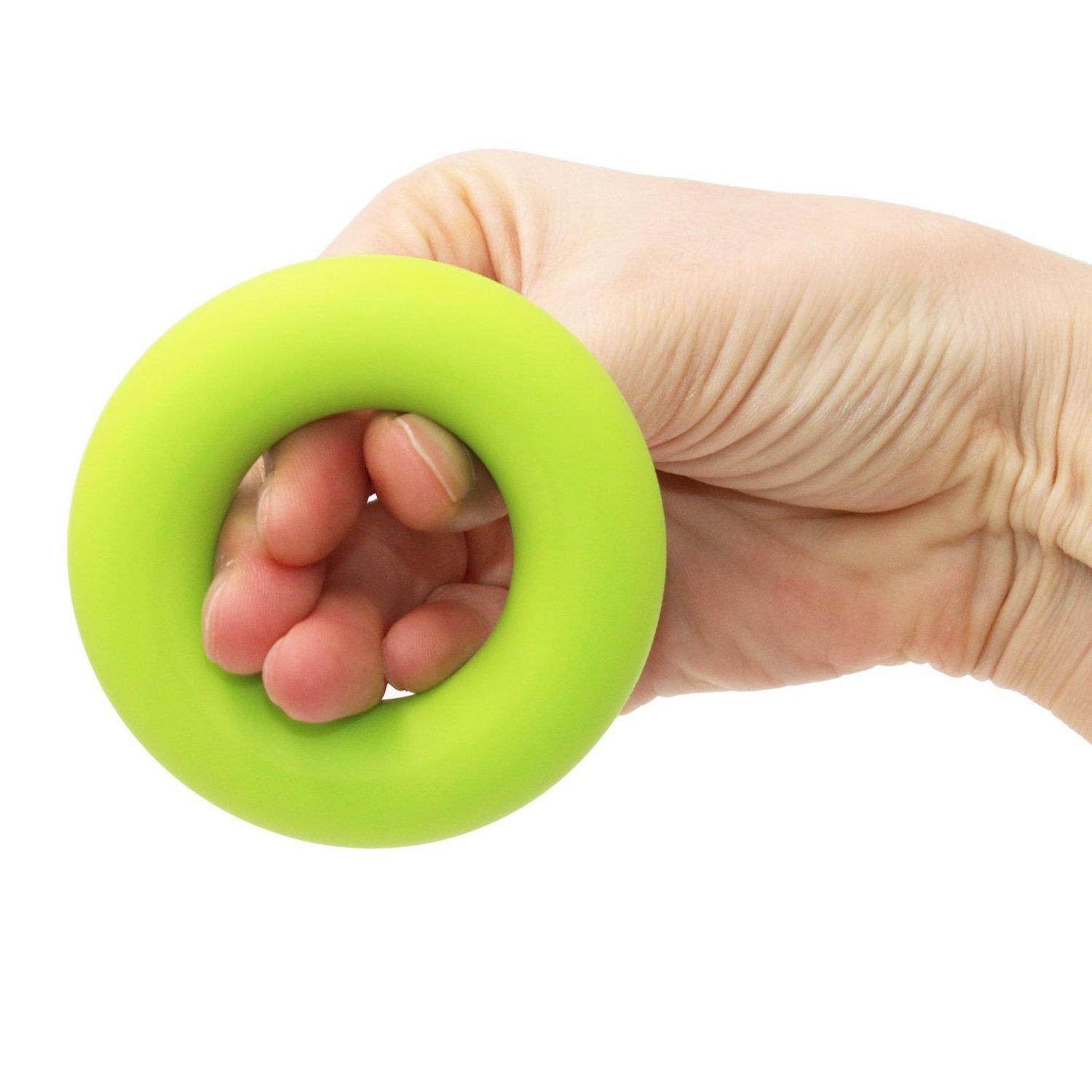 Therapy fitness Silicone  Hand Grip resistance strengthener ring ,finger exerciser resistance band