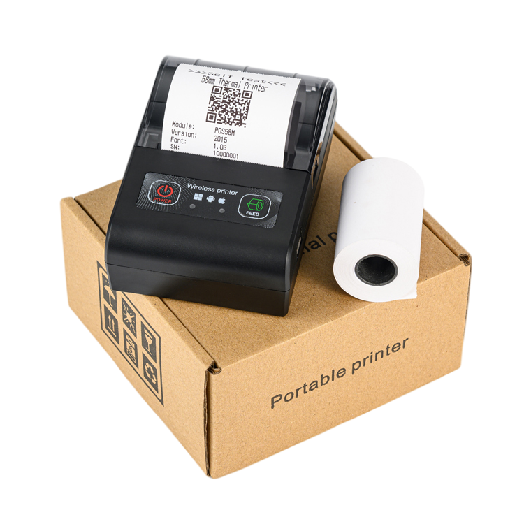 Pos 1 Machine And Receipt System Barcode Alternate Wireless Thermal Inkjet Bar Code Paper Printer