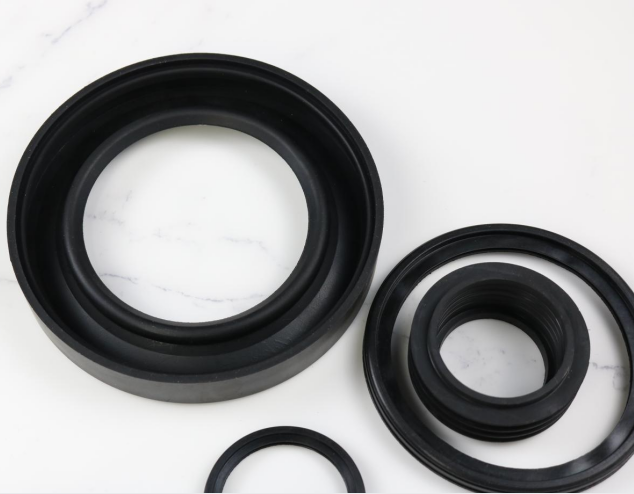 Black sponge rubber gasket seal for toilet tank to bowl, toilet wax gasket