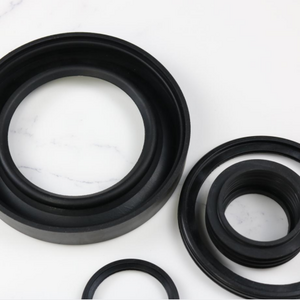 Black sponge rubber gasket seal for toilet tank to bowl, toilet wax gasket