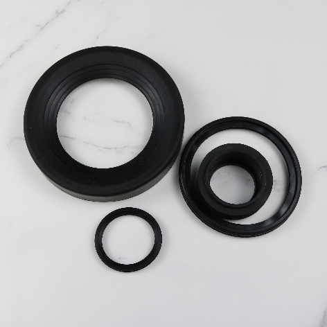 Black sponge rubber gasket seal for toilet tank to bowl, toilet wax gasket