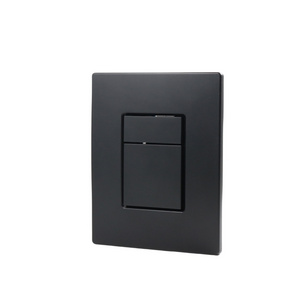 2024 Matte Black ABS Press Toilet Button Panel For Toilet Water Tank Flush Button Toilet Flush Plate