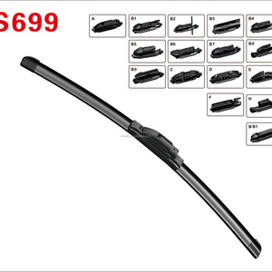 High Quality Flat Wiper Blade with Multi-Adapters Frameless Windshield Wipers for Tesla Model 3 Wholesales Wiper Arm