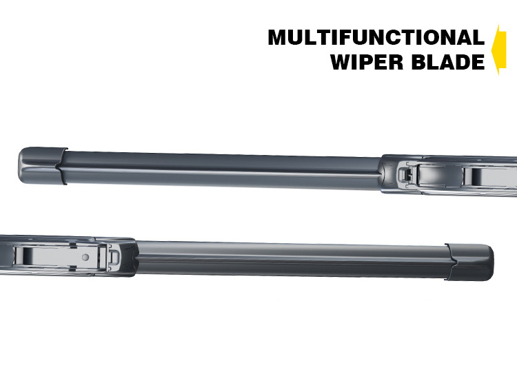 All-season Multi-function Boneless Car Wiper Blade Rubber Car Accessories 6mm Black A6 for Peugeot 407 Refill Windshield Wipers