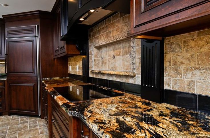 Brazil  Magma Black Granite,Juparana Magma Gold Slab & Tile For Regal Kitchen Countertop