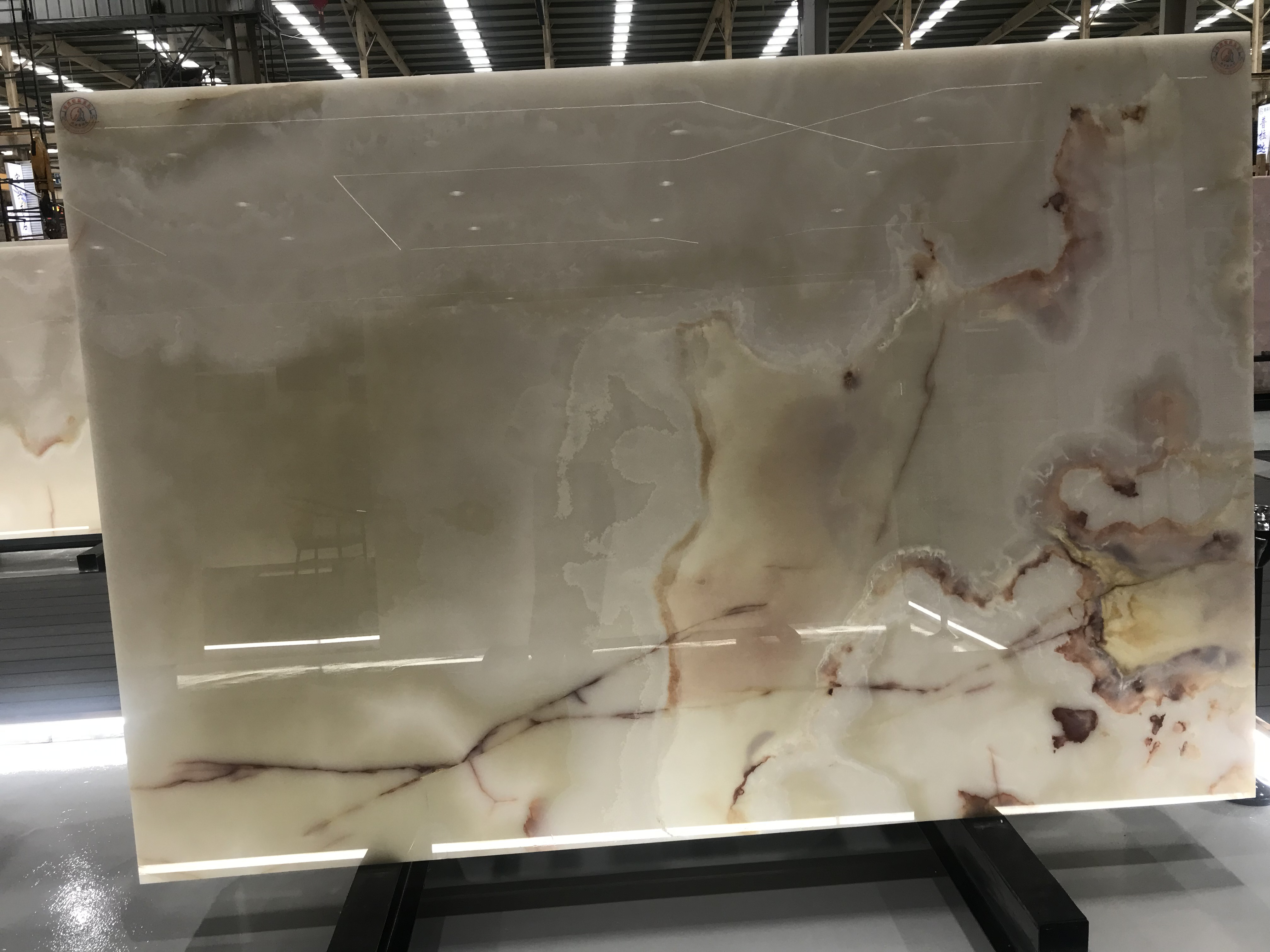 luxury style high quality white marble tiles slabs white onyx slab luxury stone