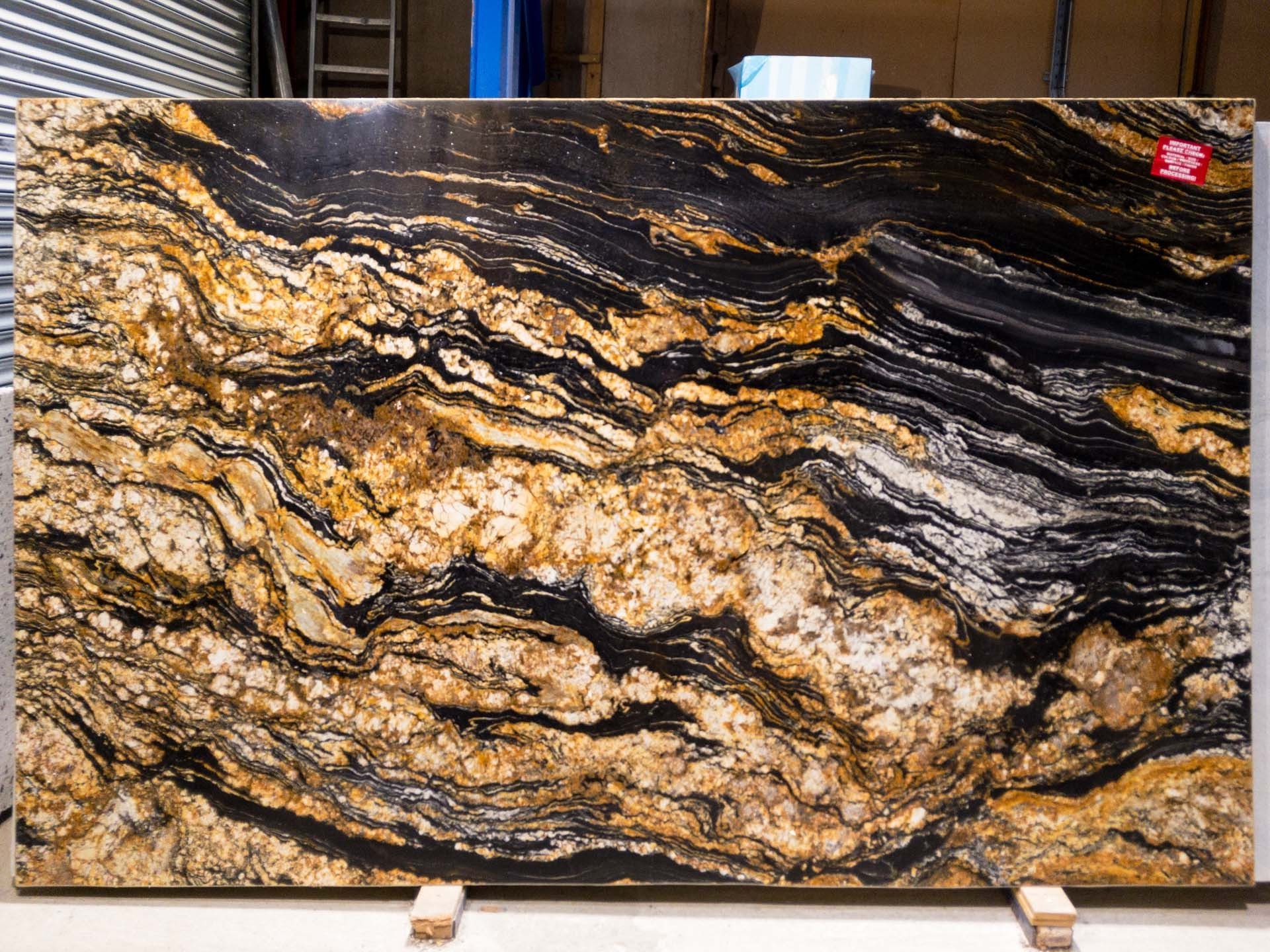 Brazil  Magma Black Granite,Juparana Magma Gold Slab & Tile For Regal Kitchen Countertop