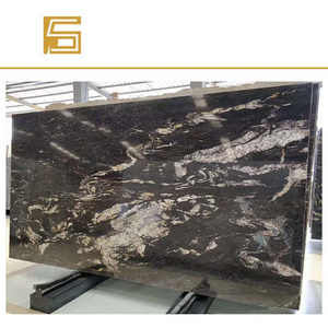 Matrix titanium granite slabs leather finished black granite slabs&tiles countertops