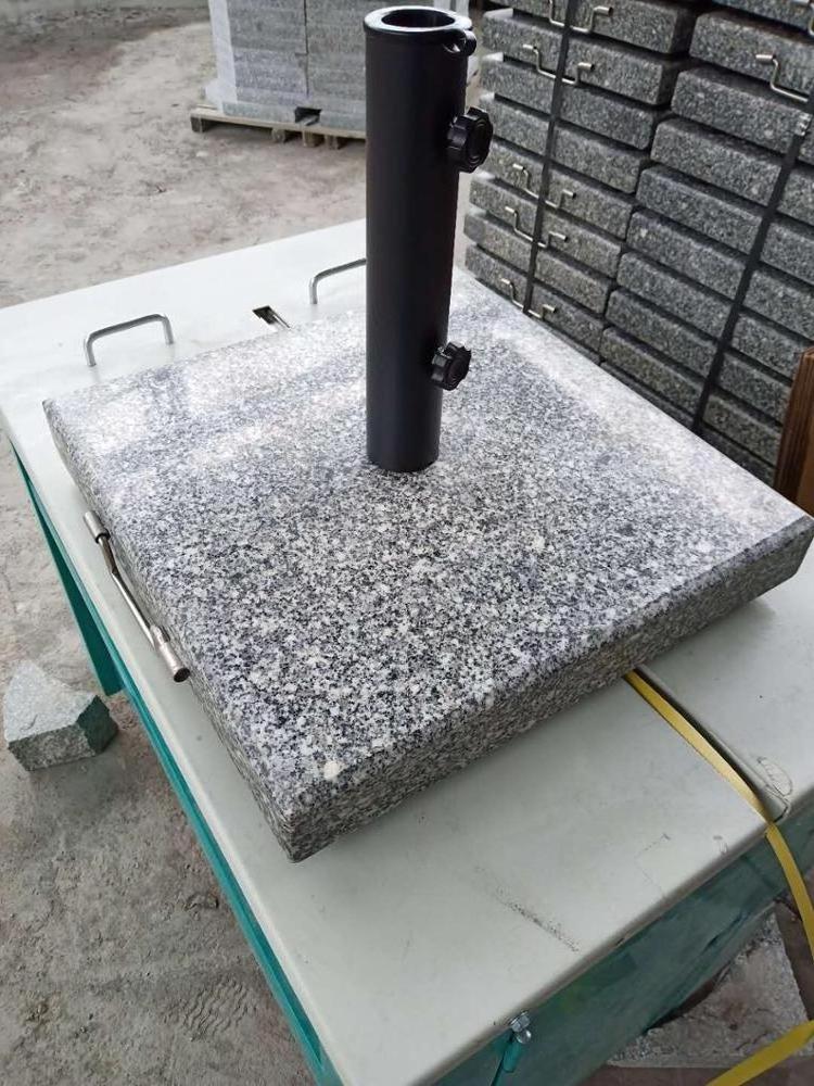 Factory wholesale granite umbrella base with wheels and handle