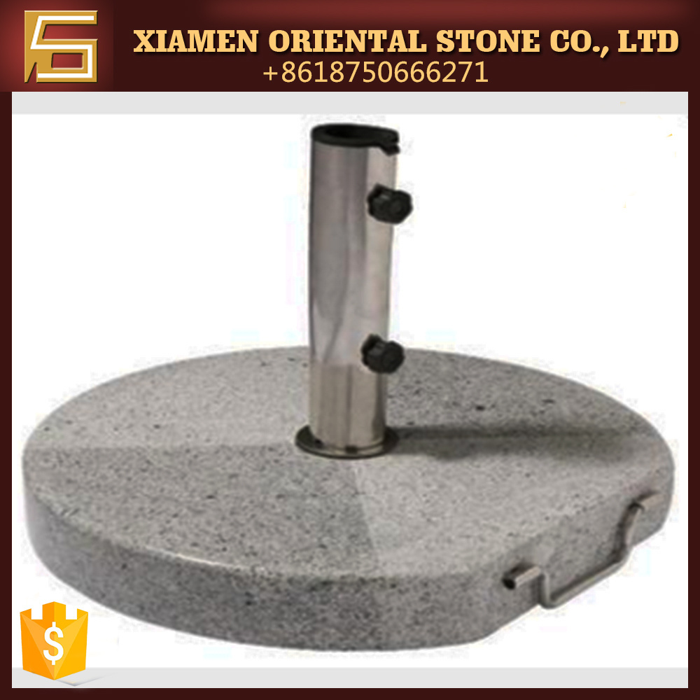 Factory wholesale granite umbrella base with wheels and handle