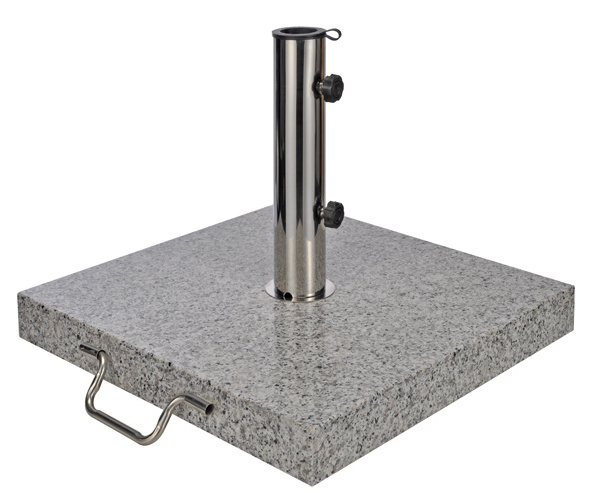 Factory wholesale granite umbrella base with wheels and handle