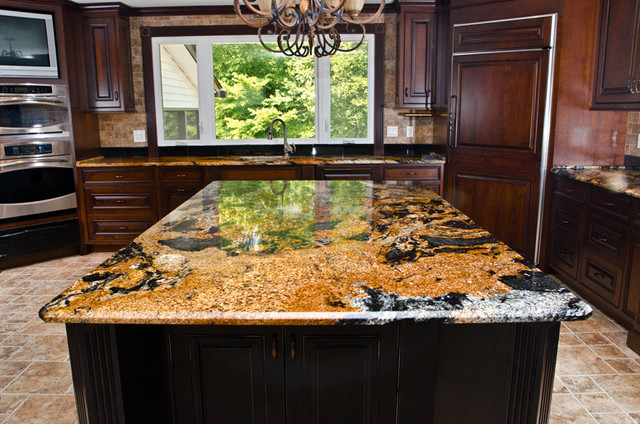 Brazil  Magma Black Granite,Juparana Magma Gold Slab & Tile For Regal Kitchen Countertop