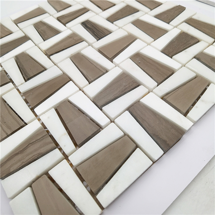 Best Quality Material For Floor and Price Offer Mosaic Stone waterjet marble mosaic