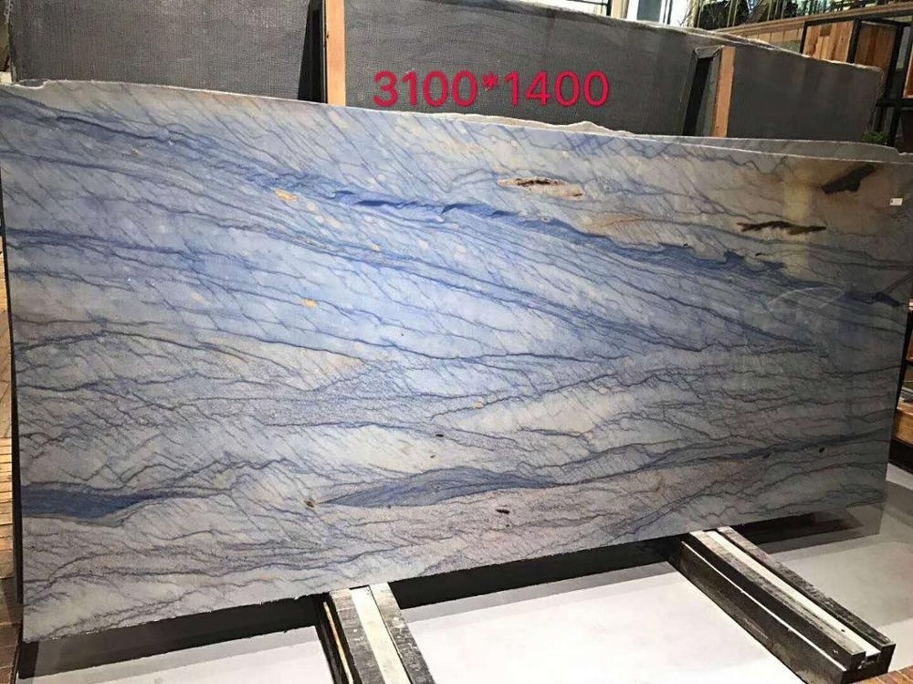 Brazilian exotic luxury labradorite blue granite slabs for interior wall cladding