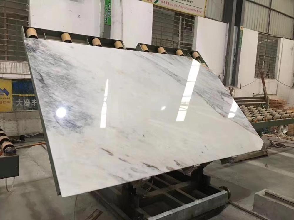 Bianco Athena White Marble Slabs, Chinese white marble slabs  with some veins tils