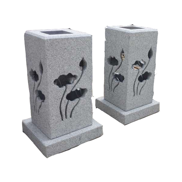 Outdoor Granite lantern Garden Decorative Stone Japanese  Lantern