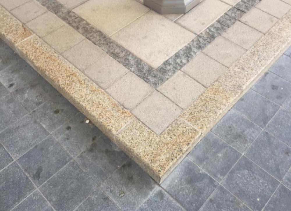 Paving stone 50mm thickness granite tile paver stone china granite price