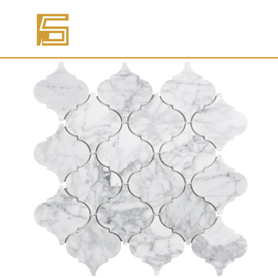 white arabesque marble effect quartz worktop white marble arabesque kitchen backsplash