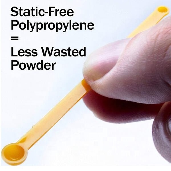 Static free Polypropylene micro two side measuring scoop