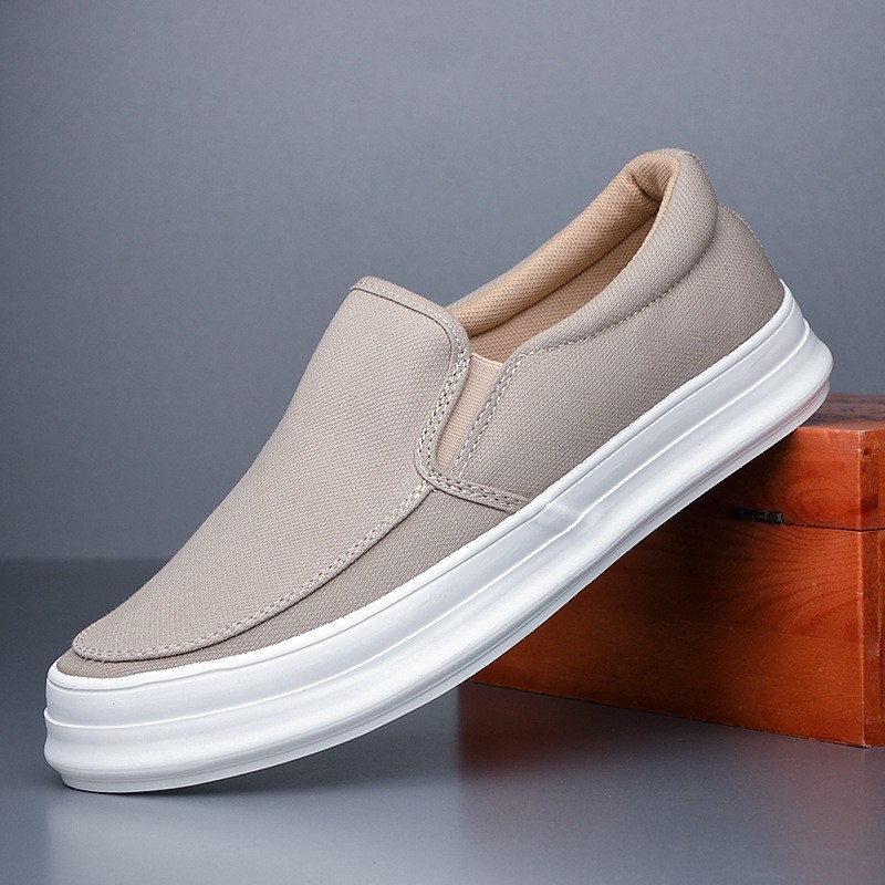 China factory wholesale sales men's casual shoes fashion canvas trendy shoes plus size 45 Men's flat sports shoes