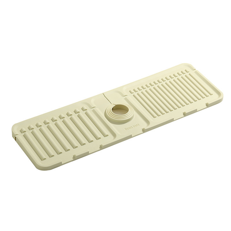 Waterproof Drying Sink Faucet Silicone Mat Absorbable Draining Water Catcher For Kitchen Sink Splash Guard