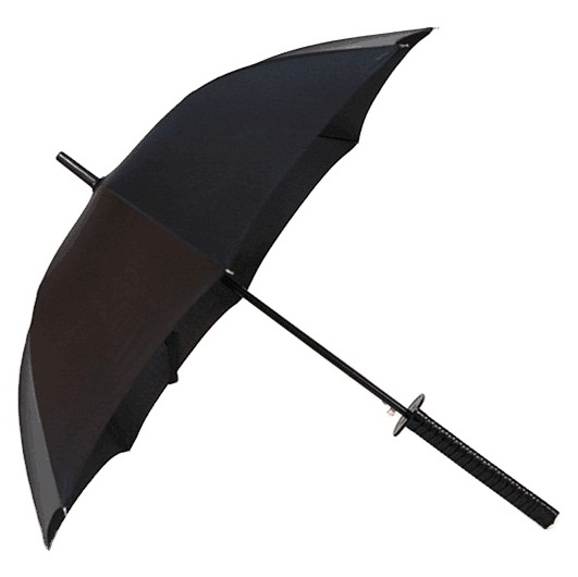 Large katana umbrella male Japanese styled samurai sword umbrella with custom logo