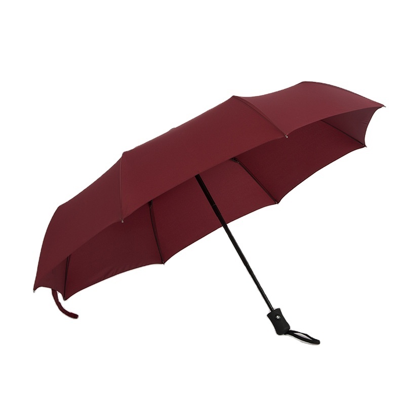 Auto-open Walk Rain Sunscreen Uv Protection Press The Button to Open automatic 3 folding umbrella