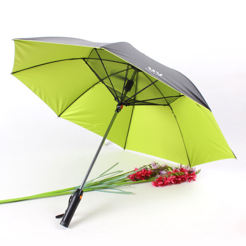 New Electric Fan  air Umbrella Summer Fan Cool  with Fan Umbrella with USB Interface Rechargeable Umbrella