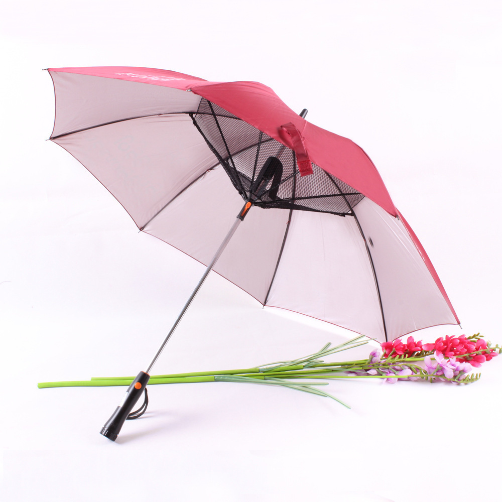 New Electric Fan  air Umbrella Summer Fan Cool  with Fan Umbrella with USB Interface Rechargeable Umbrella