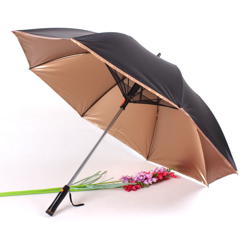 New Electric Fan  air Umbrella Summer Fan Cool  with Fan Umbrella with USB Interface Rechargeable Umbrella