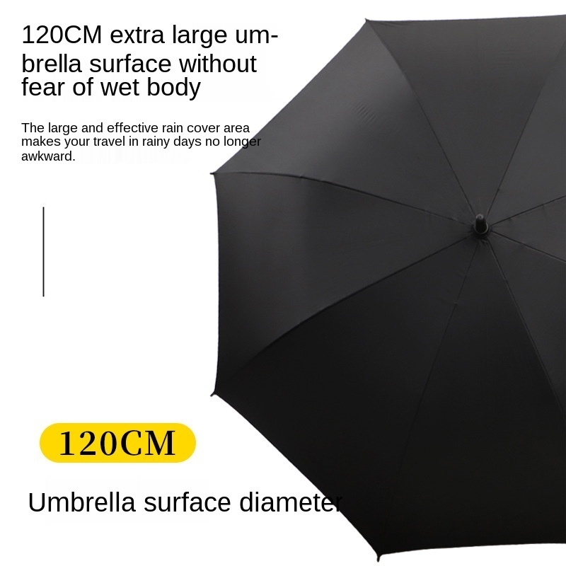 Windproof Large Vented Straight Straight Stick Golf Umbrella UV Protection Version Double roll royce umbrella