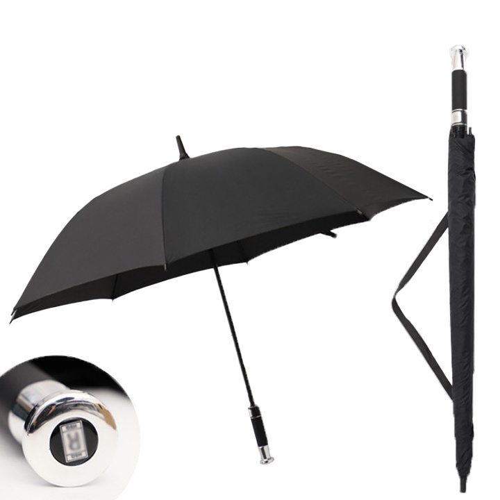 Windproof Large Vented Straight Straight Stick Golf Umbrella UV Protection Version Double roll royce umbrella