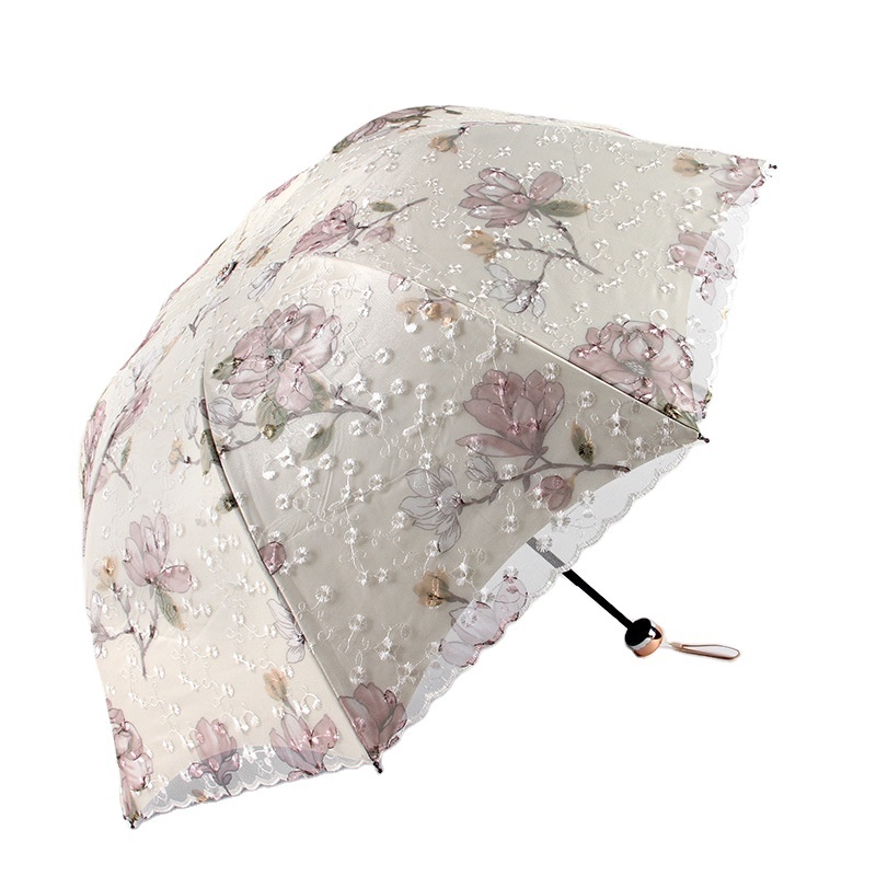 Japanese sun parasol umbrella with lace lady umbrella