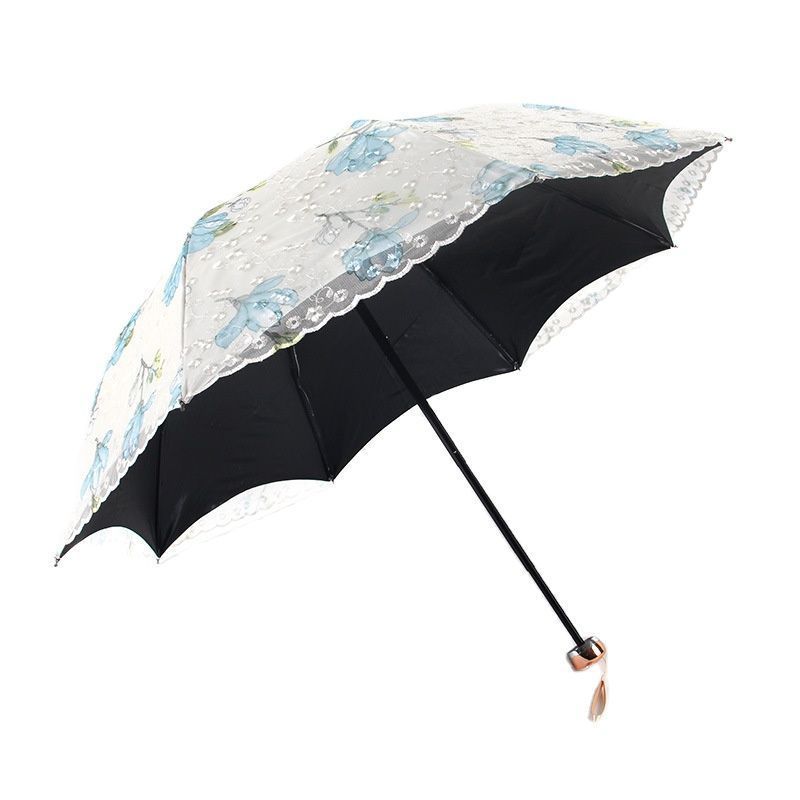 Japanese sun parasol umbrella with lace lady umbrella