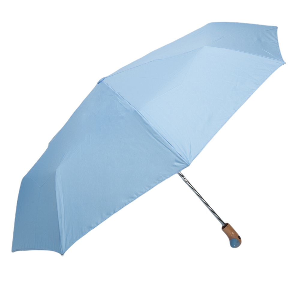 Manual Wooden Opening Close Umbrella new design creative blue duck head Blue cute