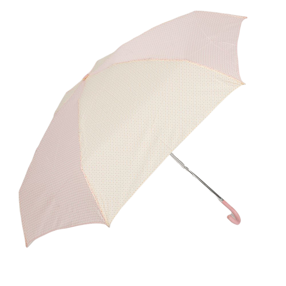 Fashion spot pattern hook handle Lady Fashion Foldable Small Sun Travel Folding Folding Umbrella