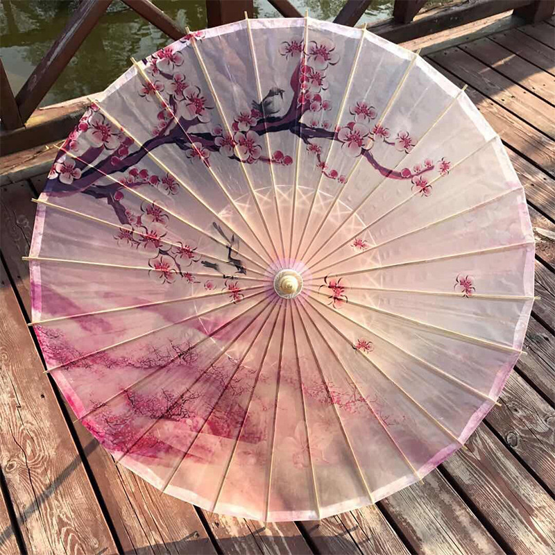 New china traditional umbrella  Design colorful manual unique paper umbrella for women