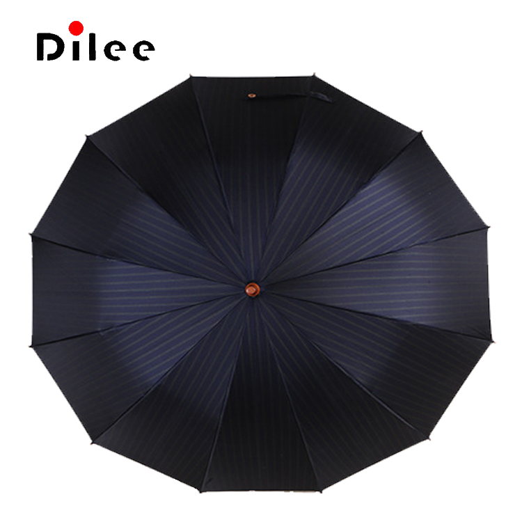 High quality promotional bamboo frame parasol umbrella with wood carving handle