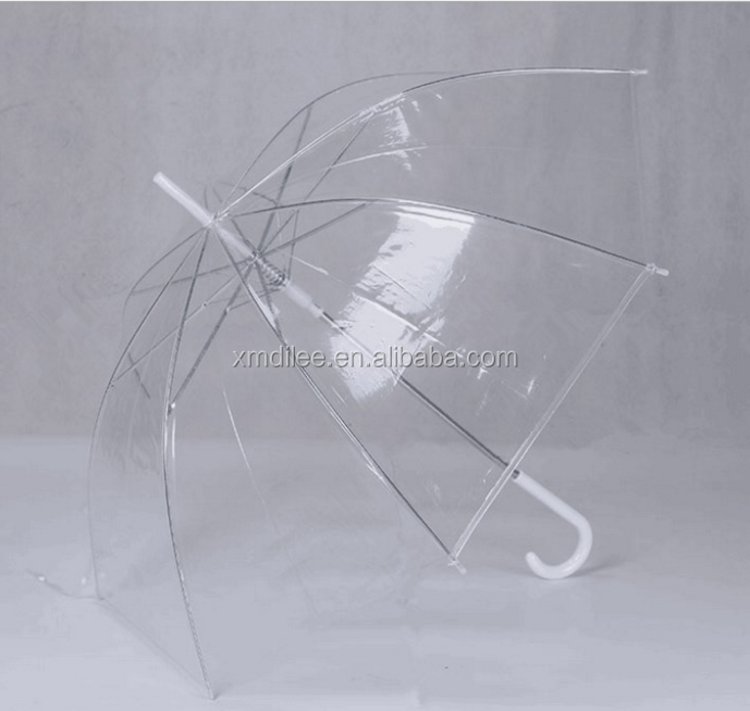 2021 Hot Sale Fashion and transparent Promotional Transparent PVC Umbrella